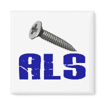SCREW ALS 1 FRIDGE MAGNET