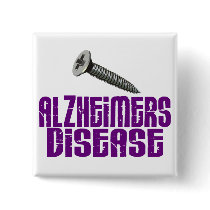 SCREW Alzheimer's Disease 1 Button