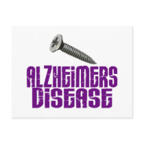 SCREW Alzheimer's Disease 1 Post Card