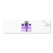 Screw Alzheimer's Disease Bumper Stickers