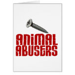 SCREW Animal Abusers 1 cards