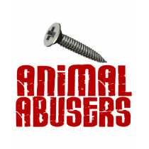 SCREW Animal Abusers 1 t-shirts