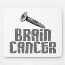 SCREW Brain Cancer 1 mousepads