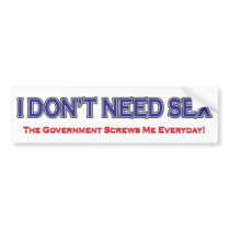 SCREW bumper stickers