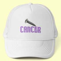 SCREW Cancer 1 hats by awarenessgifts SCREW Cancer 1 hats