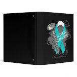 Screw Cancer - Grunge Cervical Cancer Vinyl Binder
