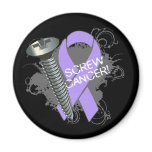 Screw Cancer - Grunge General Cancer magnets