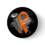 Screw Cancer - Grunge Leukemia Pins
