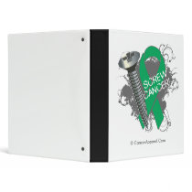 Screw Cancer - Grunge Liver Cancer Binder