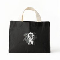 Screw Cancer - Grunge Lung Cancer Bags