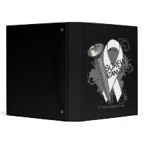 Screw Cancer - Grunge Lung Cancer Binders