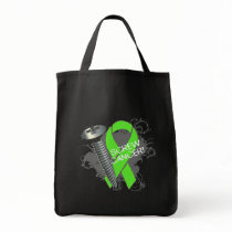 Screw Cancer - Grunge Non-Hodgkins Lymphoma Tote Bag