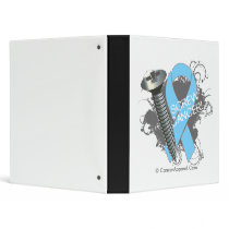 Screw Cancer - Grunge Prostate Cancer Binder