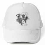 Screw Cancer - Grunge Retinoblastoma hats