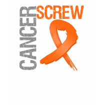 Screw Cancer - Leukemia t-shirts by cancerapparel Screw Cancer - Leukemia t-shirts