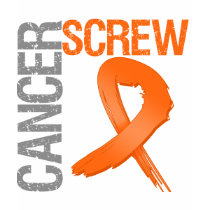 Screw Cancer - Leukemia t-shirts by cancerapparel Screw Cancer - Leukemia t-shirts