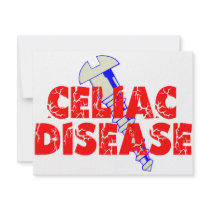 screw celiac disease personalized invitation