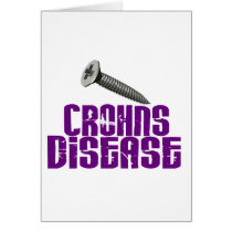 SCREW Crohns Disease 1 Greeting Card