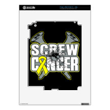Screw Ewing Sarcoma Cancer Decals For iPad 2