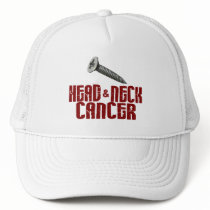 SCREW Head and Neck Cancer 1 hats by awarenessgifts SCREW Head and Neck Cancer 1 hats