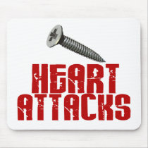 SCREW Heart Attacks 1 mousepads by awarenessgifts SCREW Heart Attacks 1 mousepads