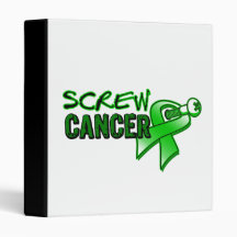 Screw Kidney Cancer Vinyl Binder