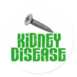 SCREW Kidney Disease 1 Stickers