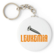 SCREW Leukemia 1 Keychain