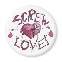 Screw Love Gear Fridge Magnet