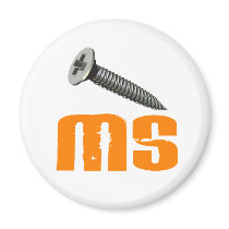 Screw MS 1 Multiple Sclerosis Magnet