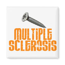 SCREW Multiple Sclerosis 1 magnets by awarenessgifts SCREW Multiple Sclerosis 1 magnets