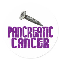 SCREW Pancreatic Cancer 1 Stickers