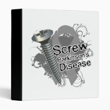 Screw Parkinsons Disease 3 Ring Binders