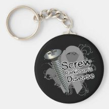 Screw Parkinsons Disease Key Chain