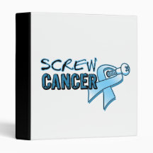 Screw Prostate Cancer 3 Ring Binder