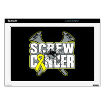 Screw Sarcoma Cancer Decal For 17" Laptop