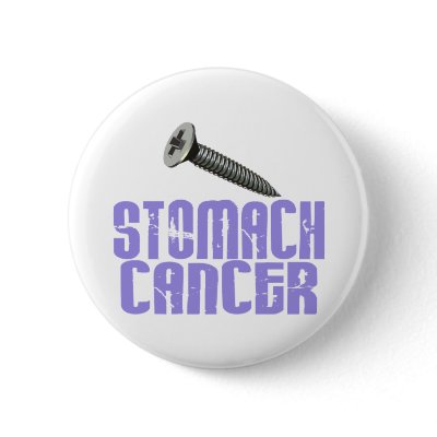 SCREW Stomach Cancer 1 Pinback button