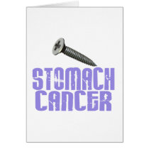 SCREW Stomach Cancer 1 cards by awarenessgifts SCREW Stomach Cancer 1 cards