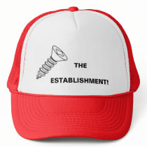 SCREW THE ESTABLISHMENT! hats by baxiemur SCREW THE ESTABLISHMENT! hats
