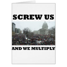 Screw us and we multiply card