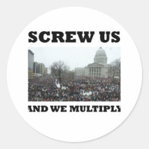 Screw us and we multiply stickers