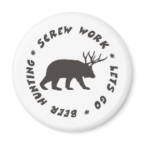 screw work beer hunting magnets by 9fingersmoore screw work beer hunting magnets