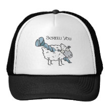 screw you mesh hat