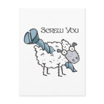 screw you postcard