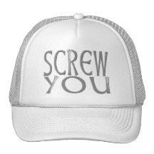 Screw You With Screws Hat