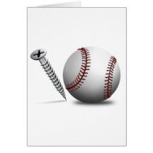 Screwball Greeting Card
