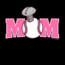 Screwball Mom (pink) T-Shirt