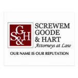 Screwem Goode & Hart Post Card