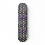 Screws blue and purple custom skateboard