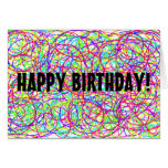 Scribble Birthday Card